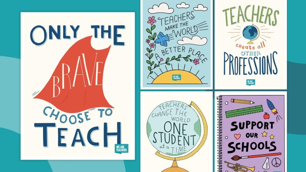 Teacher Appreciation Poster Bundle (Free Printables)