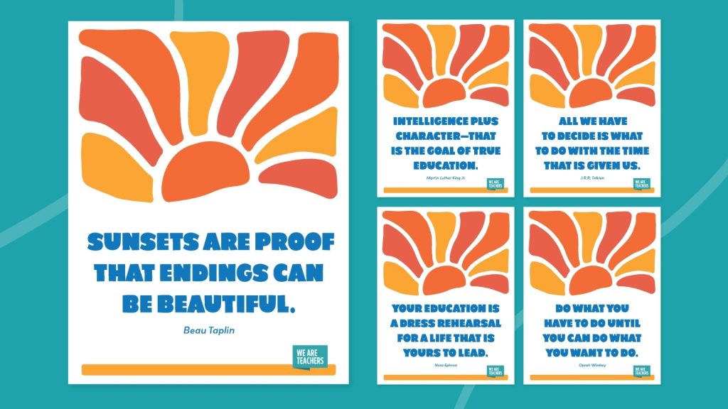 Free End-of-the-School-Year Quote Posters